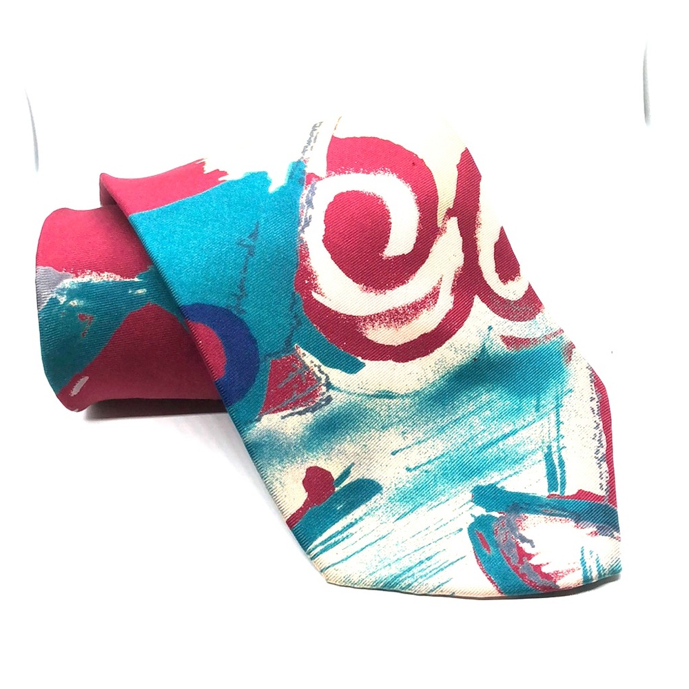 Enrich Capucci Silk Tie Rime New York